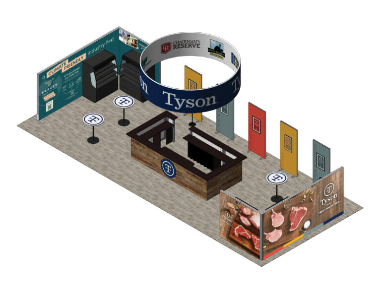 2023 Tyson Foods AMC Tradeshow Booth